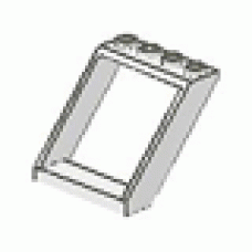 Part 4447 White Window 4 x 4 x 3 Roof 